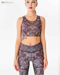 Crop-Top Woman / Sportswear - PSYGALAK - Yacxilan Artwear