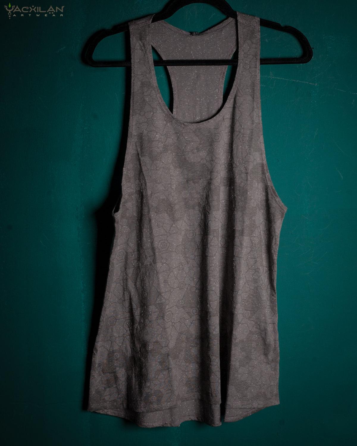 Tank Top Woman / Long John Cotton Slub - Grey SHAMANKA - Yacxilan Artwear