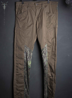 Pants Men ENKI Desertstorm / Cotton Fake leather patch - BALIWASKA