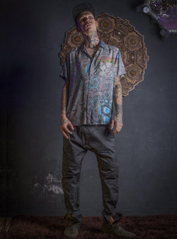 Shirt Men Half Sleeves / Bamboo - FORMULA Yacxilan Artwear