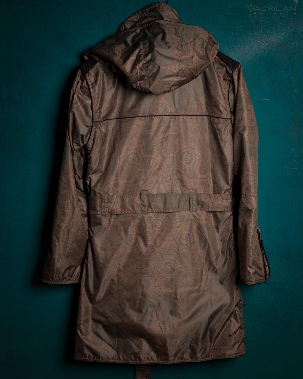 Coat Woman / Waterproof - Sand DEMETRIO - Yacxilan Artwear