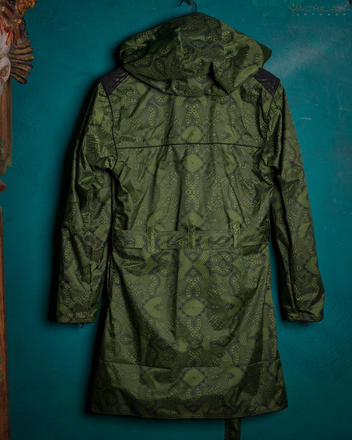 Coat Woman / Waterproof - Green Apple AFRODISIAKO - Yacxilan Artwear