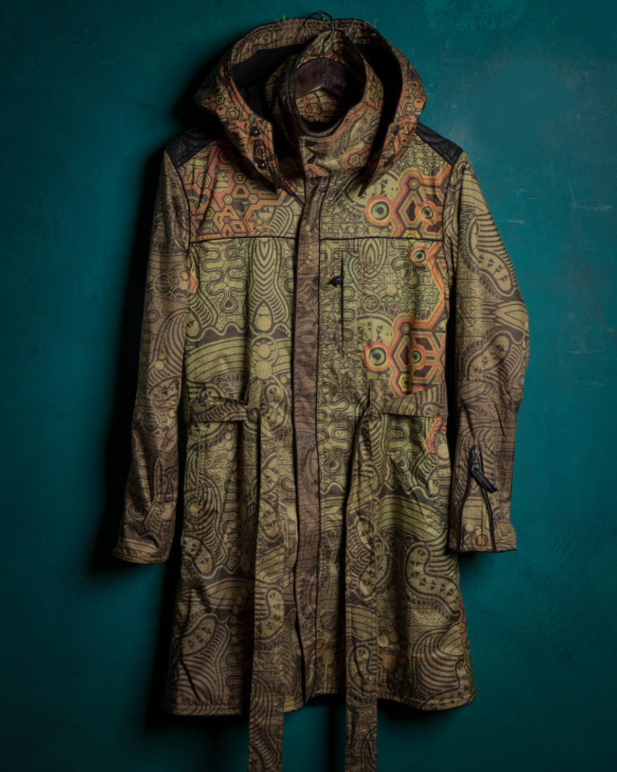 Coat Woman / Waterproof - PSYGALAK STARS - Yacxilan Artwear