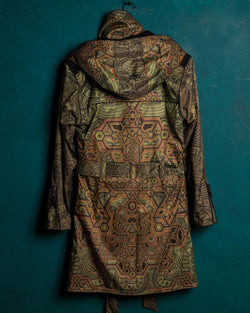 Coat Woman / Waterproof - PSYGALAK STARS - Yacxilan Artwear