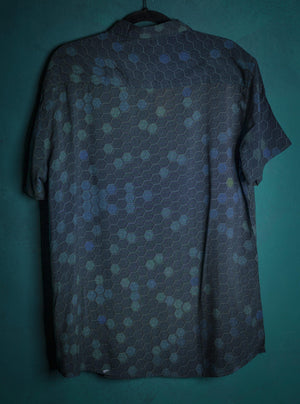Shirt Men Half Sleeves / Bamboo - AQUAMARINA