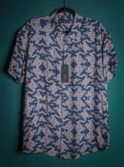 Shirt Men Half Sleeves / Bamboo - SMOKICLOUDS - Yacxilan Artwear