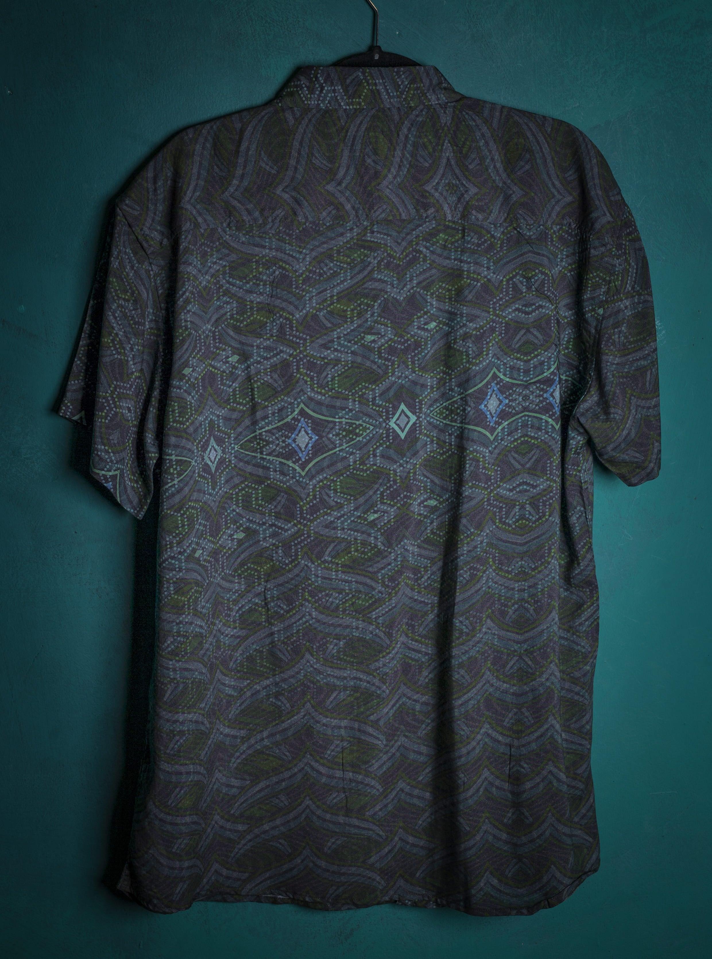 Shirt Men Half Sleeves / Bamboo - XOCOLATL - Yacxilan Artwear