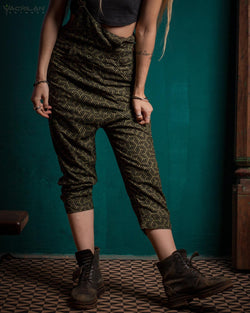 Overall Woman / Silk Slub - Olive TRIPIBO - Yacxilan Artwear