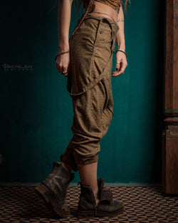 Overall Woman / Silk Slub - Yellow MAZATECH - Yacxilan Artwear