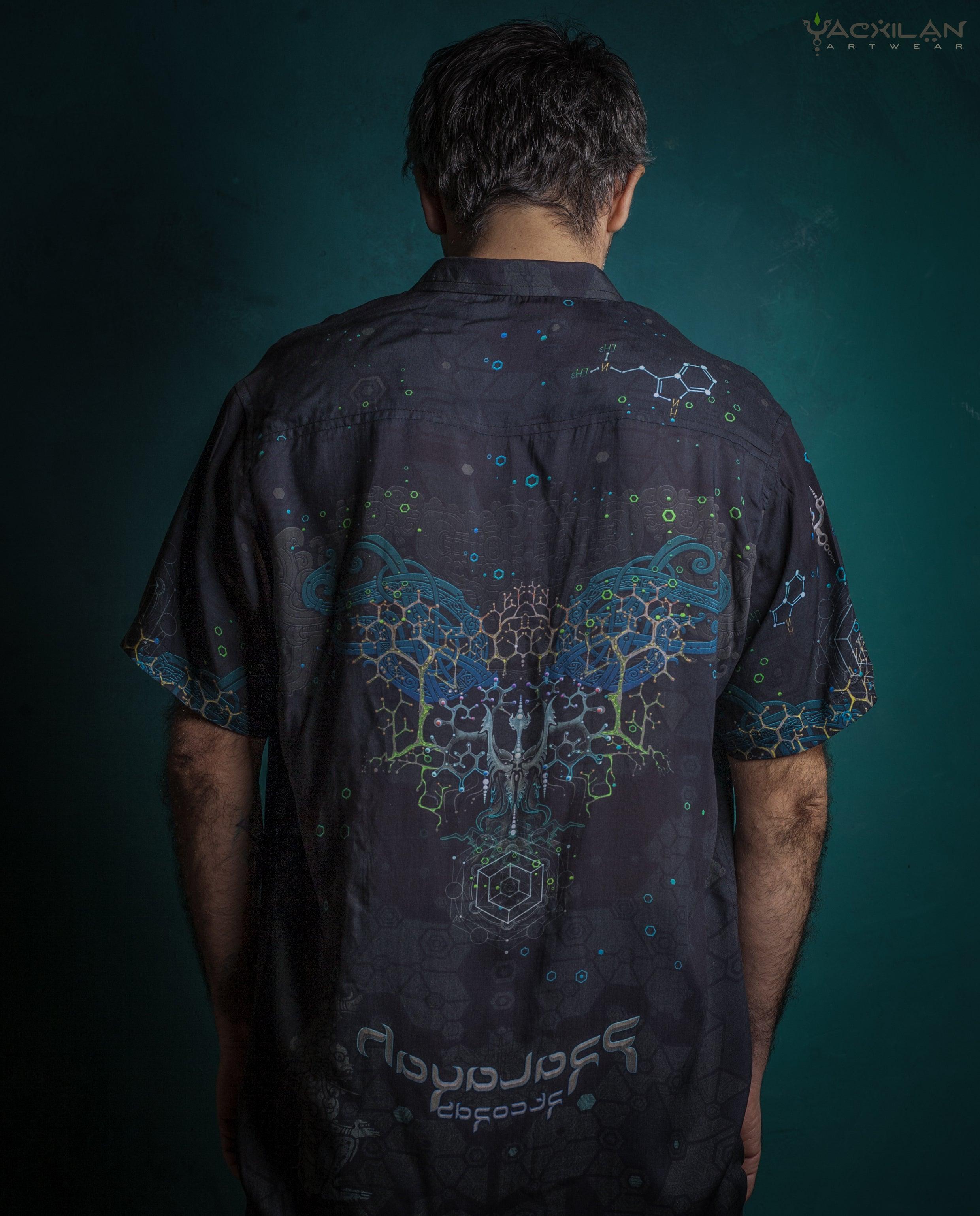 Shirt Men Half Sleeves / Bamboo - KARACUS MARAKUS - Yacxilan Artwear