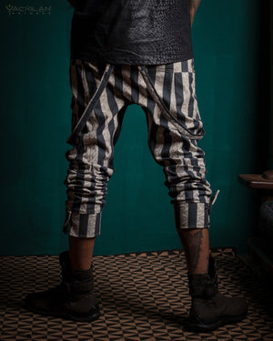 Pants Men Pirate / Thick Linen Printed - CIRKUS FREAK