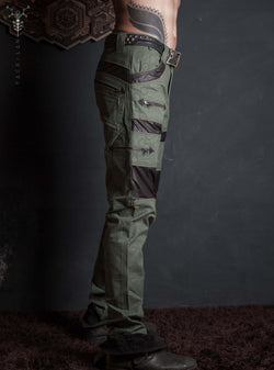 Pants Men / Cotton Printed Sandman - AFRODISIAK Yacxilan Artwear