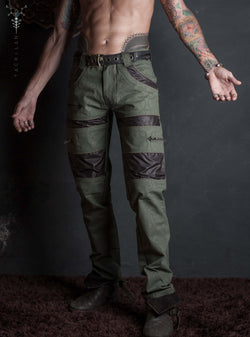 Pants Men / Cotton Printed Sandman - AFRODISIAK Yacxilan Artwear