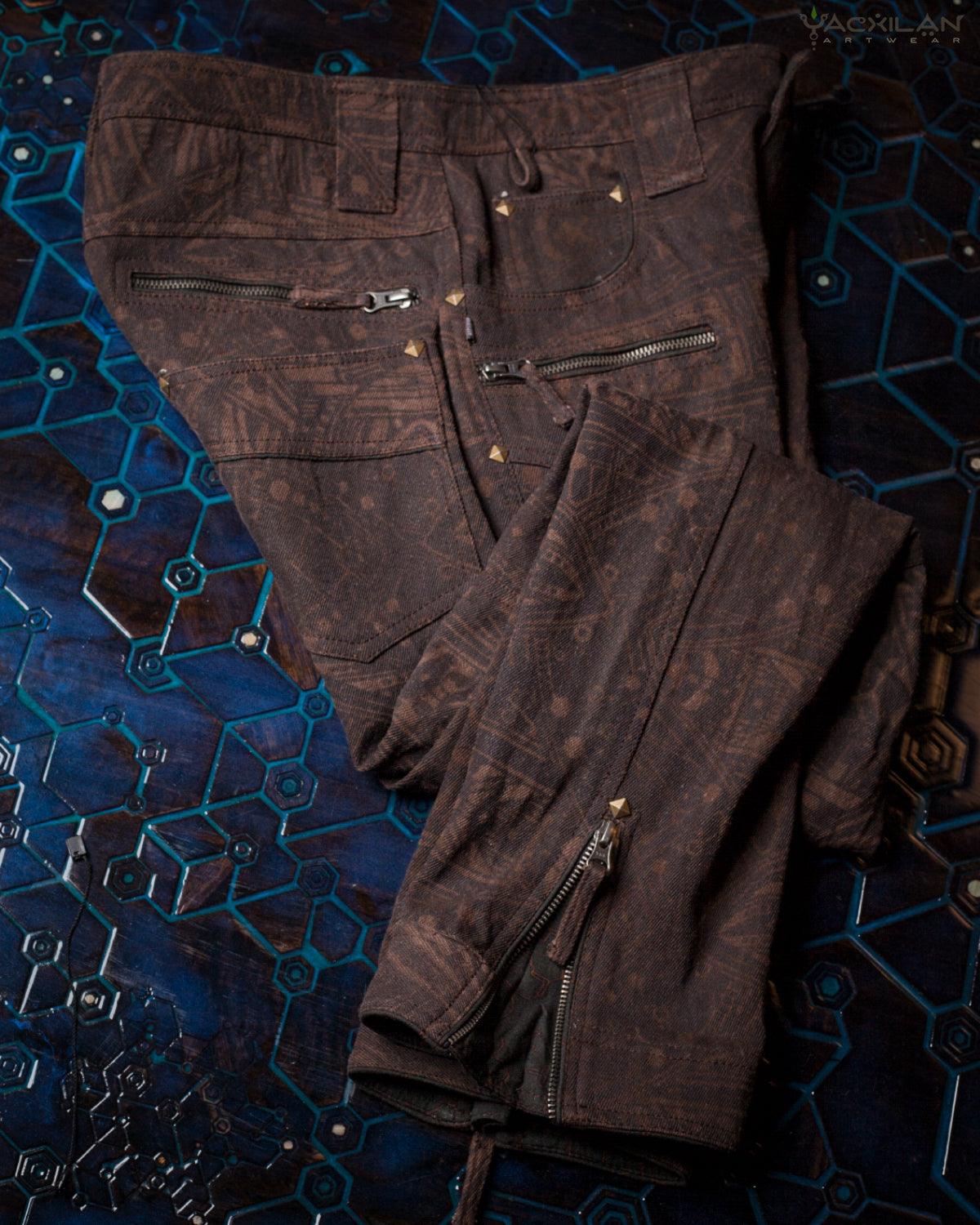 Pants Men / Hemp Twill Vegan - Brown POPPYFIELDS - Yacxilan Artwear