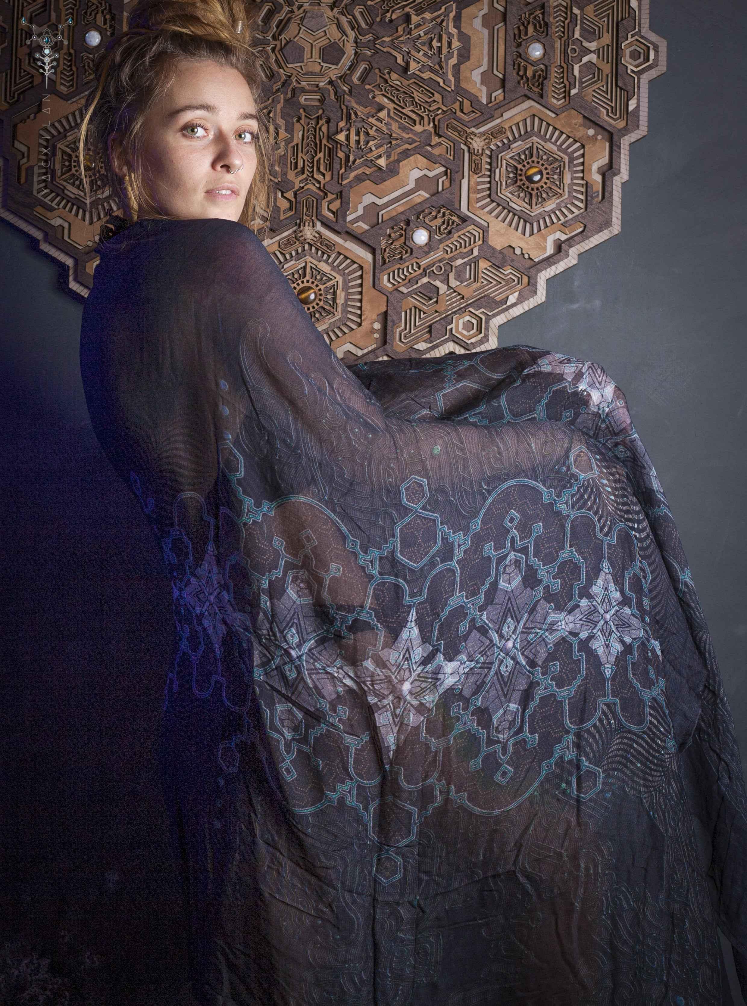 Scarf / Pareo Bamboo - THUNDERSPINE Yacxilan Artwear