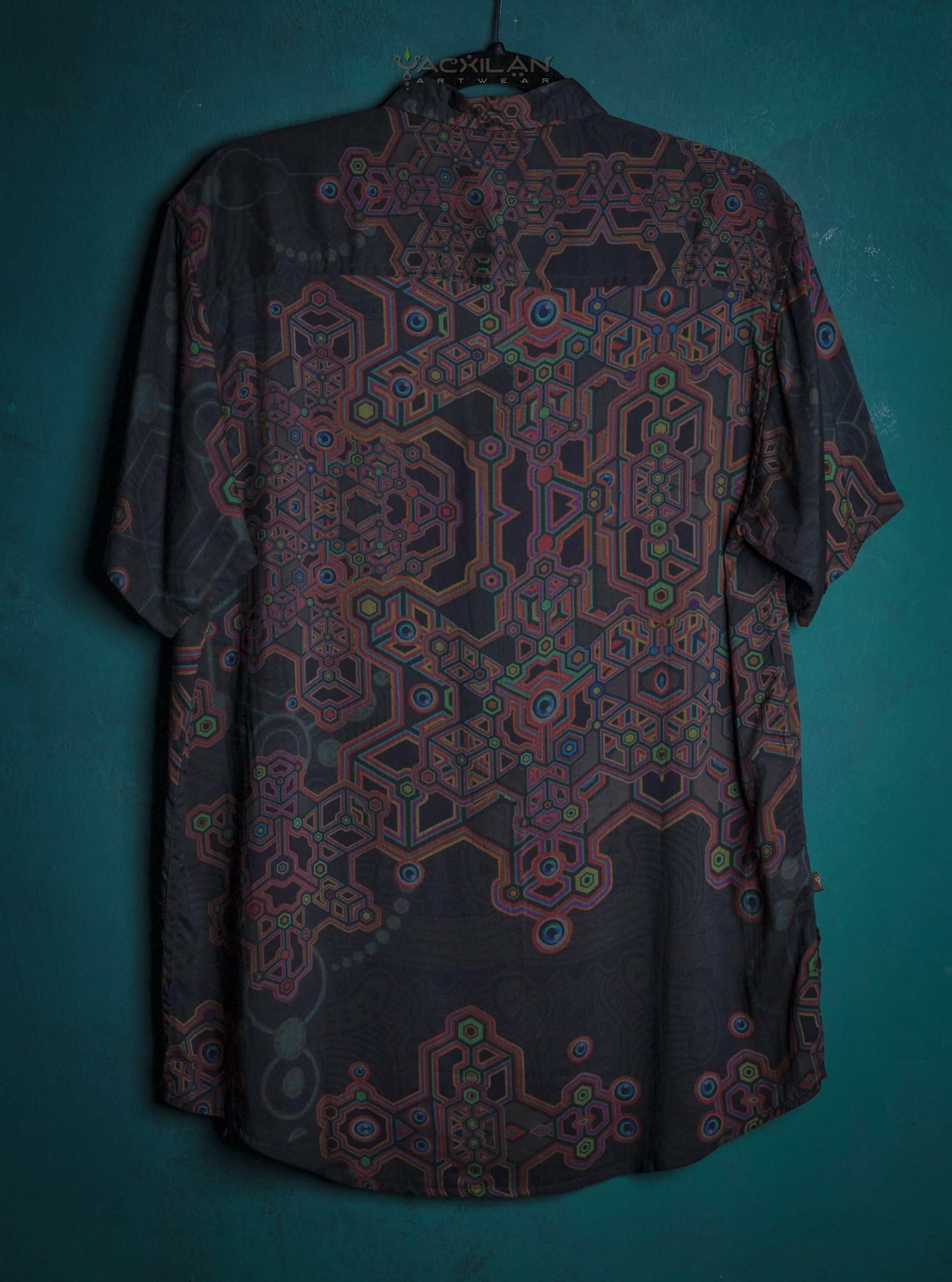 Shirt Men Half Sleeves / Bamboo - AFRODISIAKO - Yacxilan Artwear