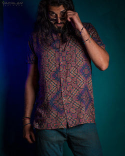 Shirt Men Half Sleeves / Bamboo - DELIKSATEZEN - Yacxilan Artwear