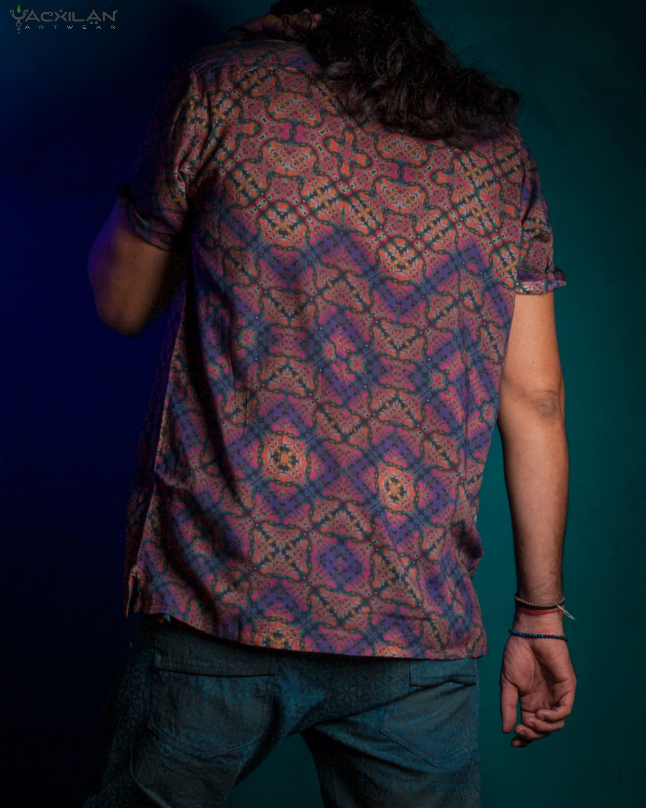 Shirt Men Half Sleeves / Bamboo - DELIKSATEZEN - Yacxilan Artwear