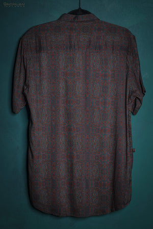 Shirt Men Half Sleeves / Bamboo - Dark OZGANIC