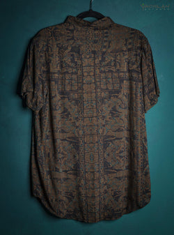 Shirt Men Half Sleeves / Bamboo - ELDERS - Yacxilan Artwear