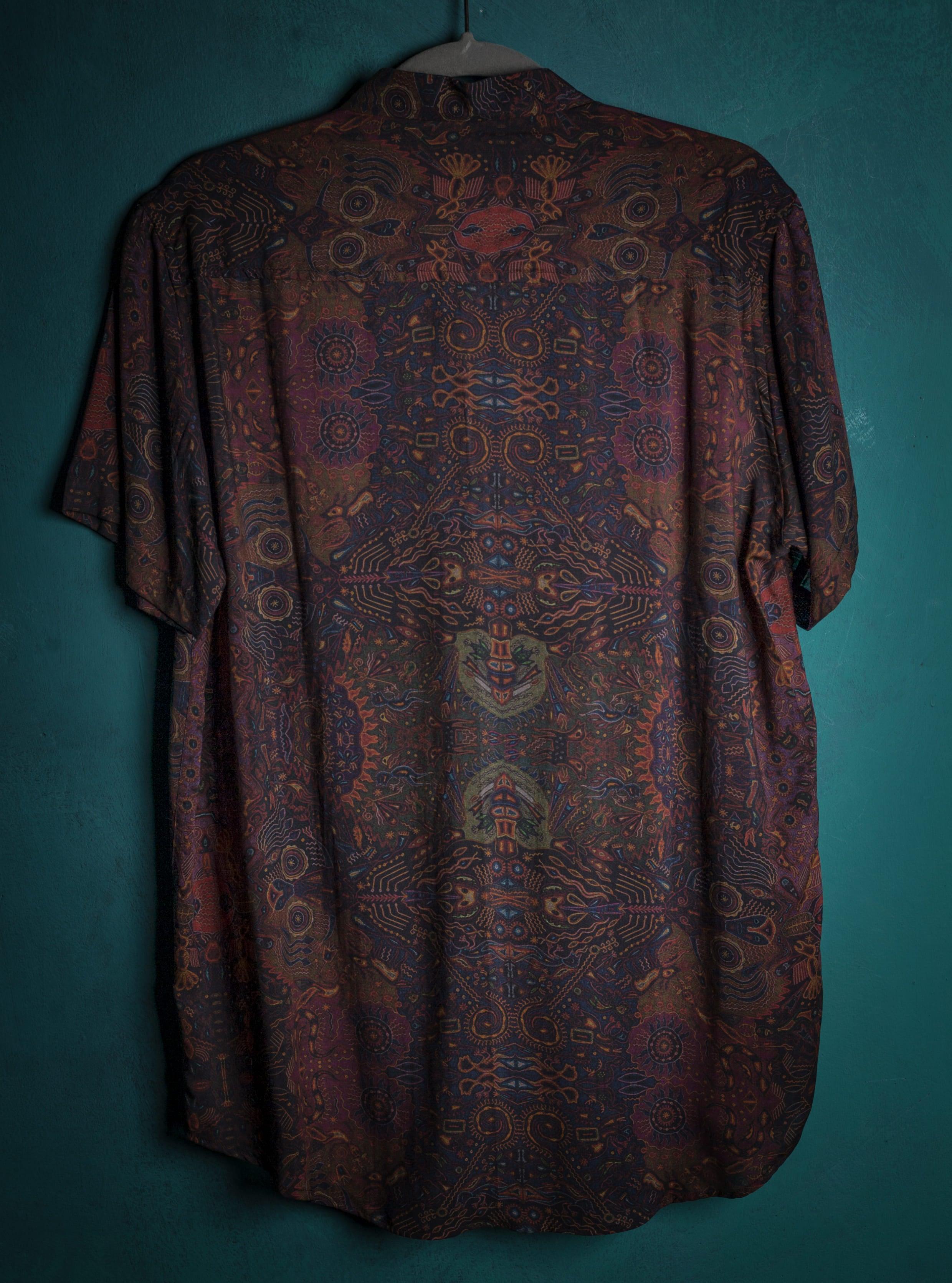 Shirt Men Half Sleeves / Bamboo - NEIRIKA - Yacxilan Artwear