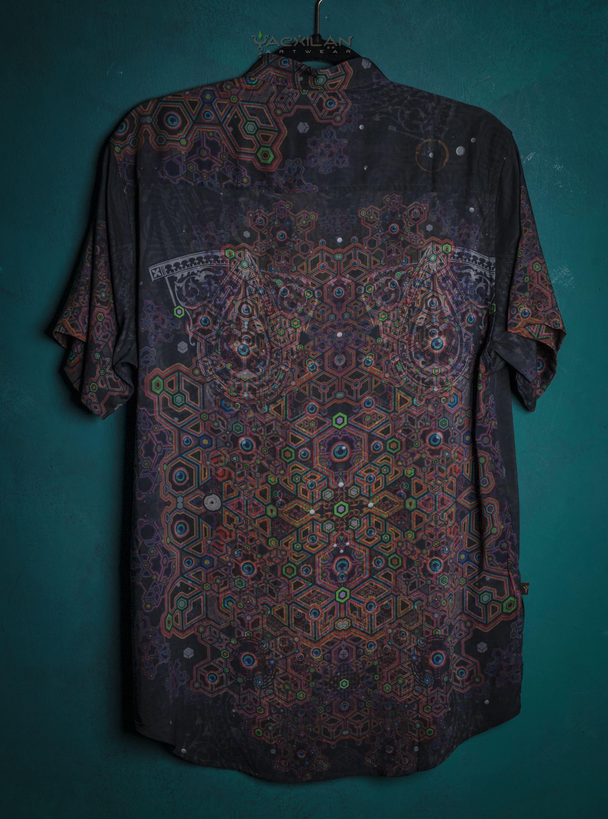 Shirt Men Half Sleeves / Bamboo - OWLIENS Yacxilan Artwear