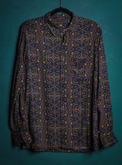 Shirt Men Fullsleeves / Viscose - AYAWASKA - Yacxilan Artwear