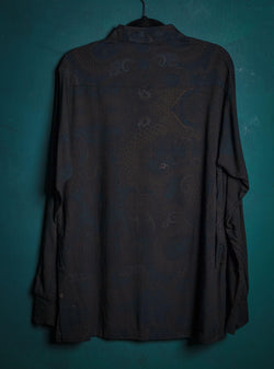 Shirt Men Fullsleeves / Viscose - DRAGON - Yacxilan Artwear