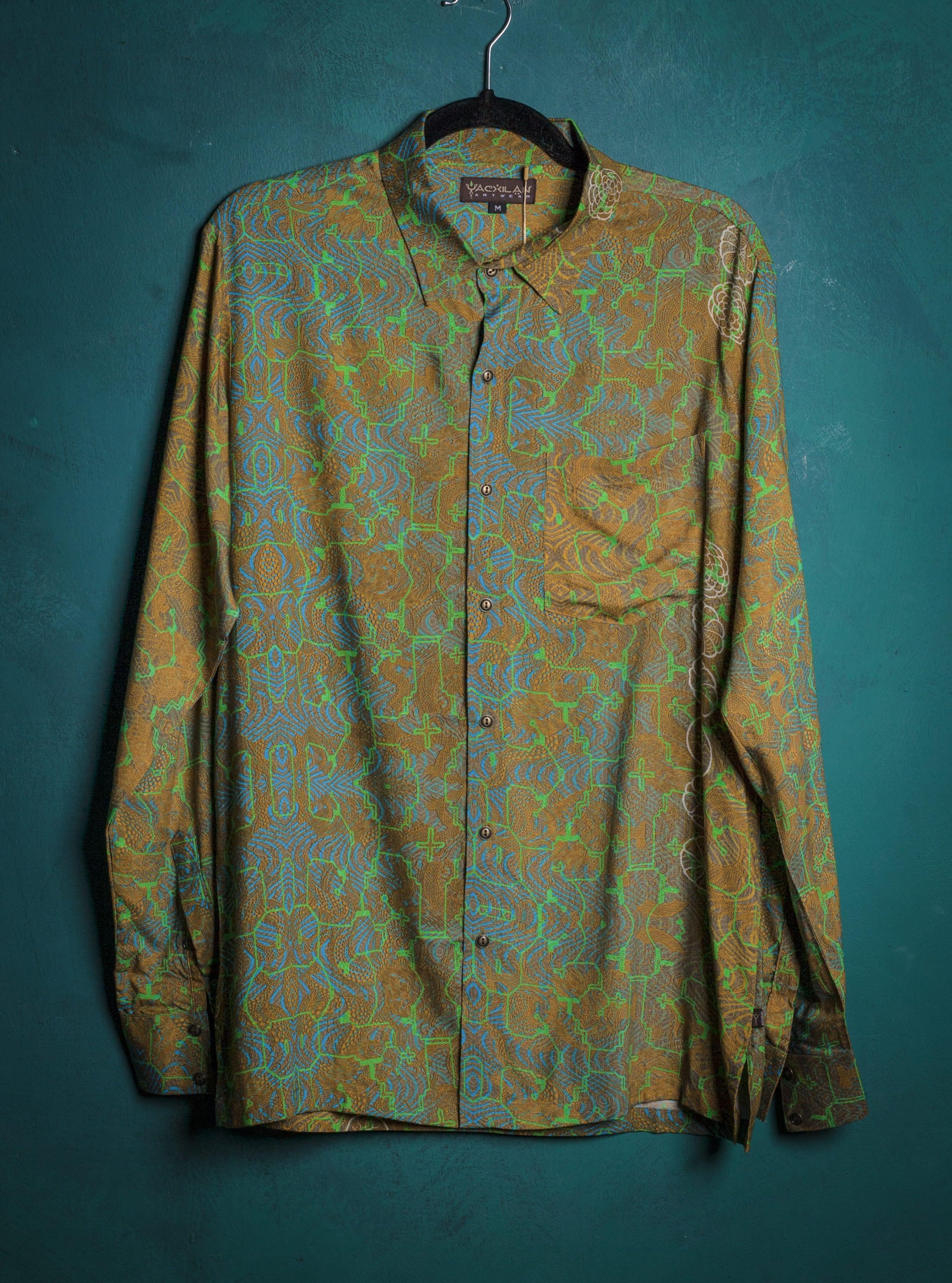 Shirt Men Fullsleeves / Viscose - SANDZ - Yacxilan Artwear