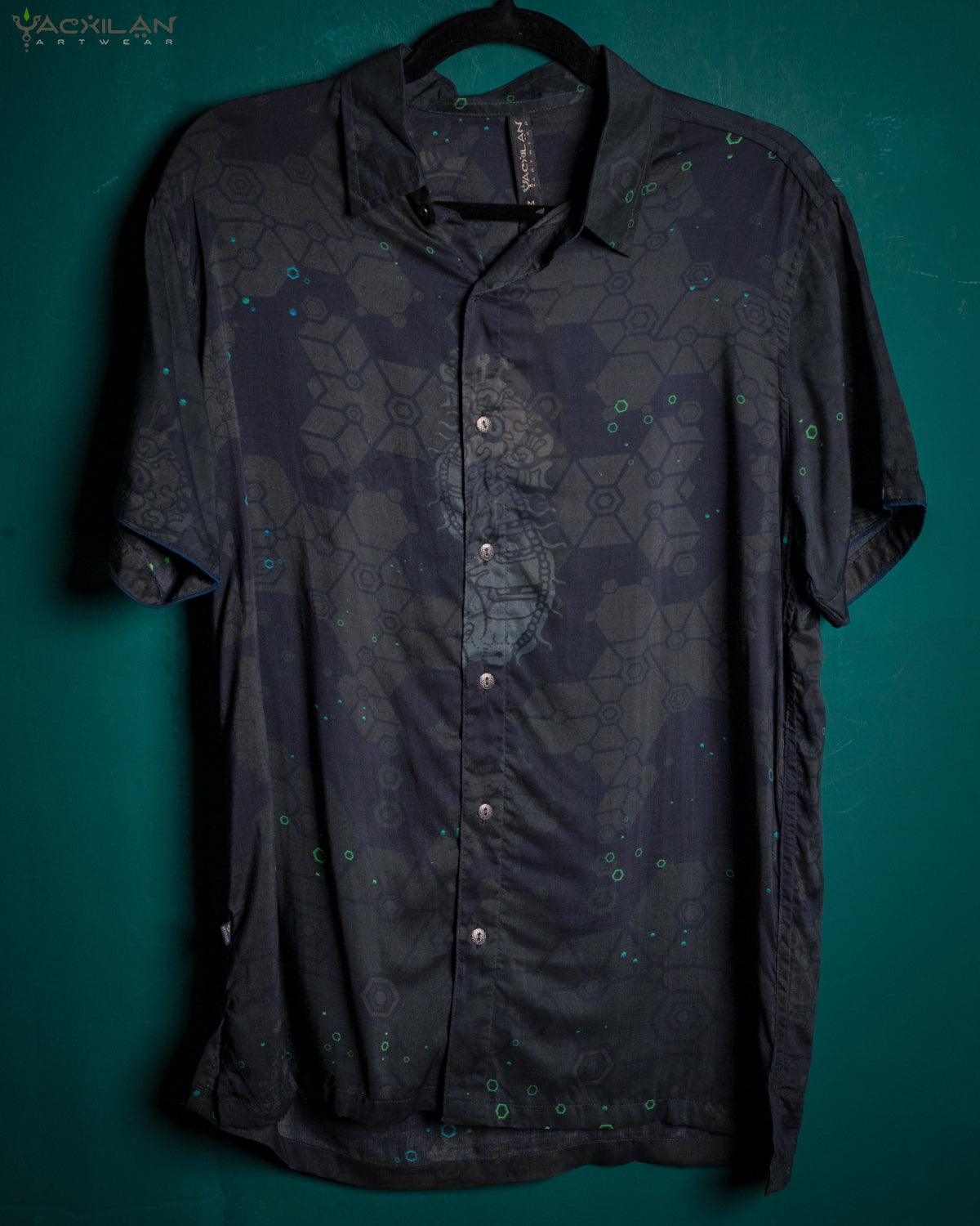 Shirt Men Half Sleeves / Bamboo - DARK CHAMPAGNE - Yacxilan Artwear