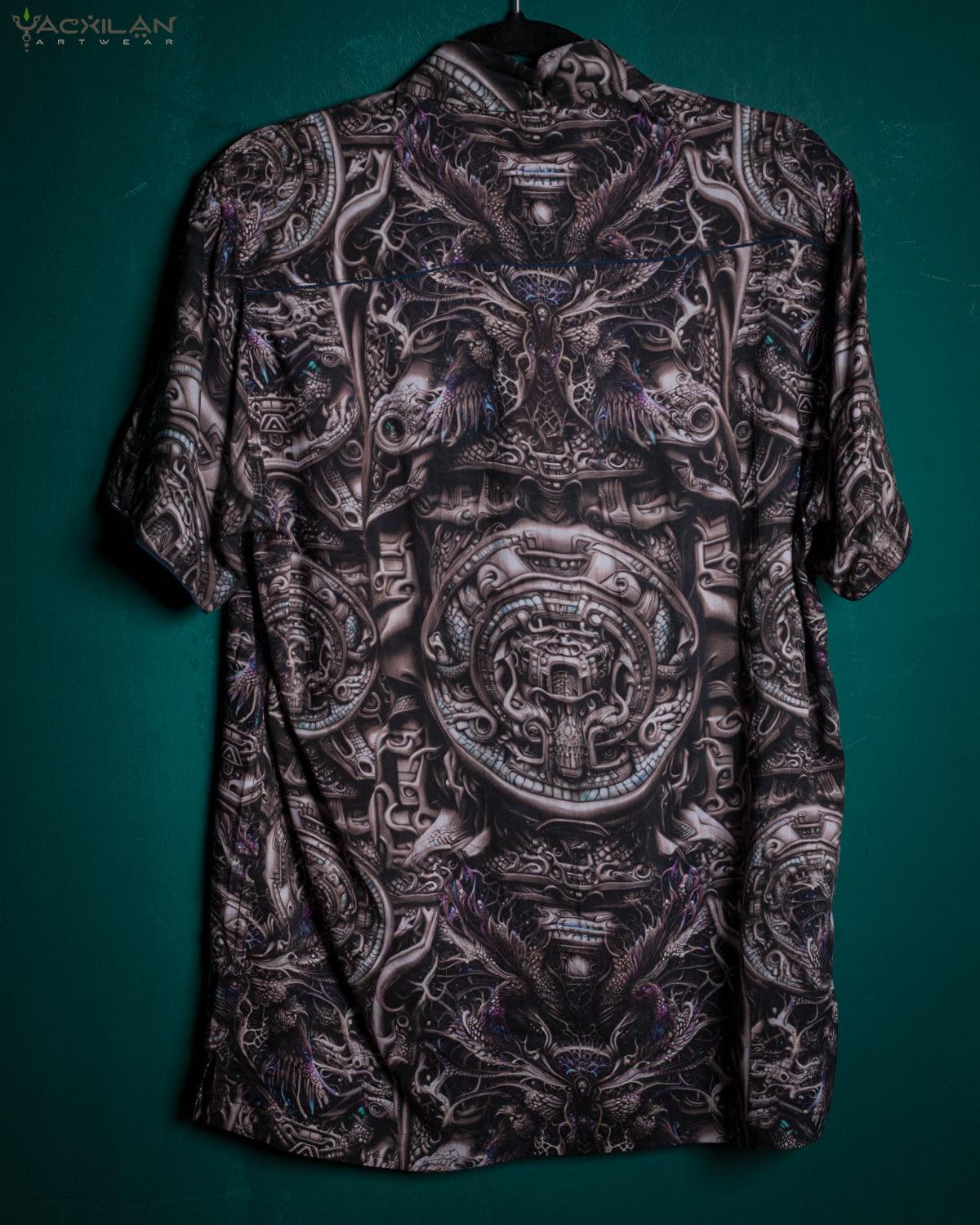 Shirt Men Half Sleeves / Bamboo - KETZALCOATL - Yacxilan Artwear