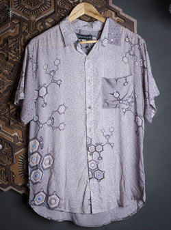 Shirt Men Half Sleeves / Bamboo - LSDNA - Yacxilan Artwear