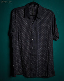 Shirt Men Half Sleeves / Bamboo - PING GALAXY - Yacxilan Artwear