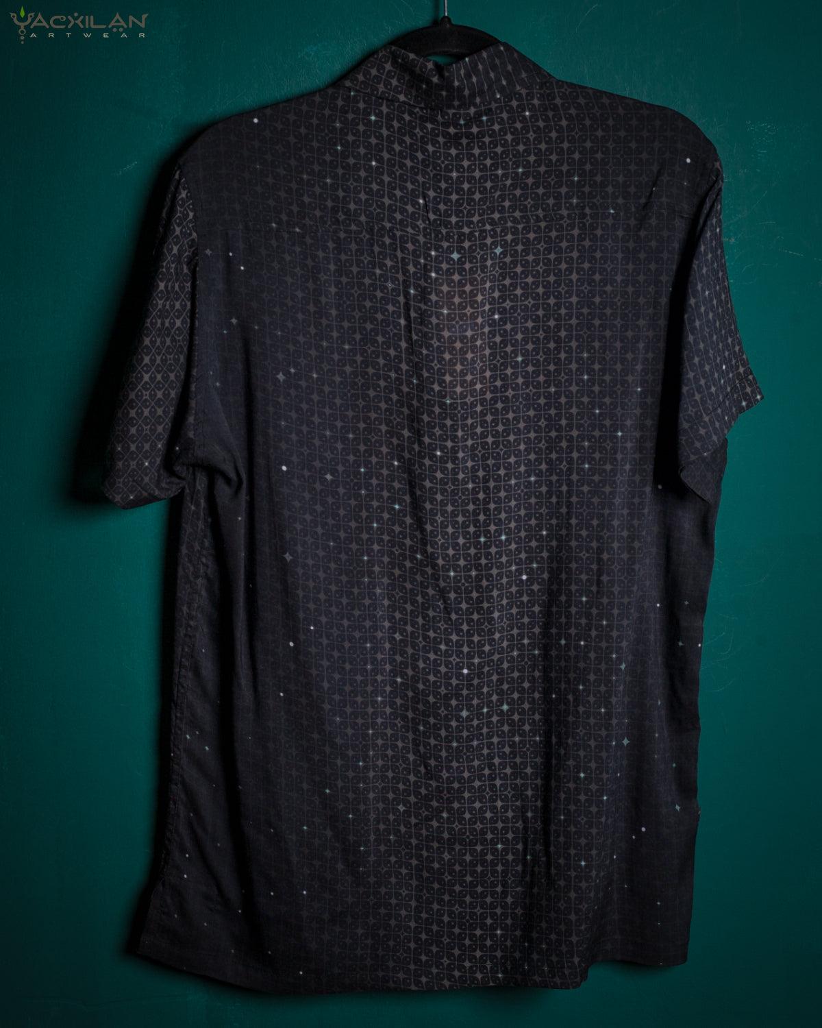 Shirt Men Half Sleeves / Bamboo - PING GALAXY - Yacxilan Artwear