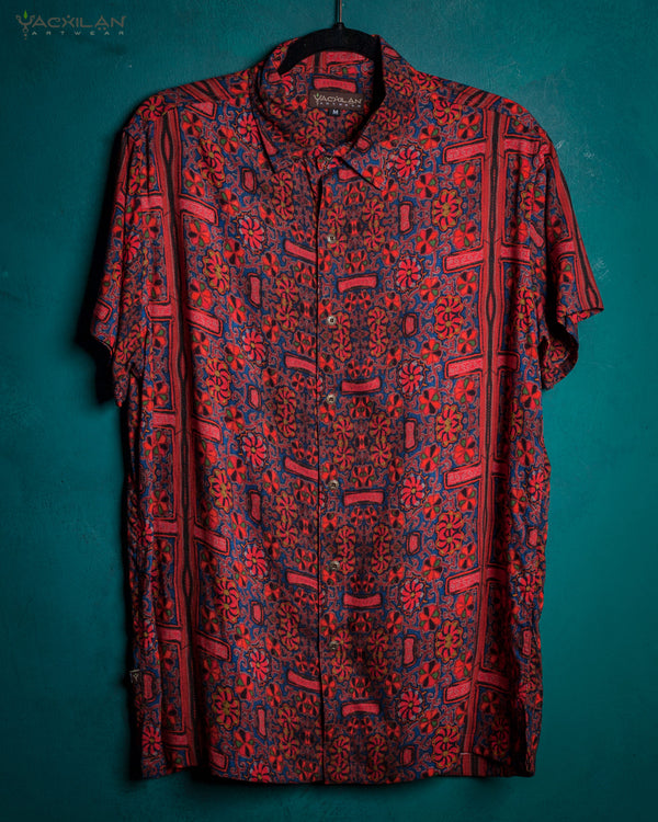 Shirt Men Half Sleeves / Viscose - PANAMA CANAL