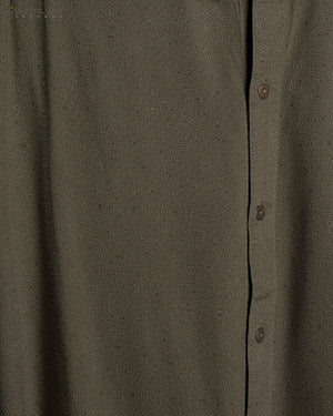 Shirt Men Half Sleeves / Viscose - Screenprint - Sand MAZATECH