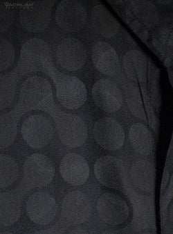 Shirt Men Half Sleeves / Viscose - Grey ORGANIC TETRIS - Yacxilan Artwear