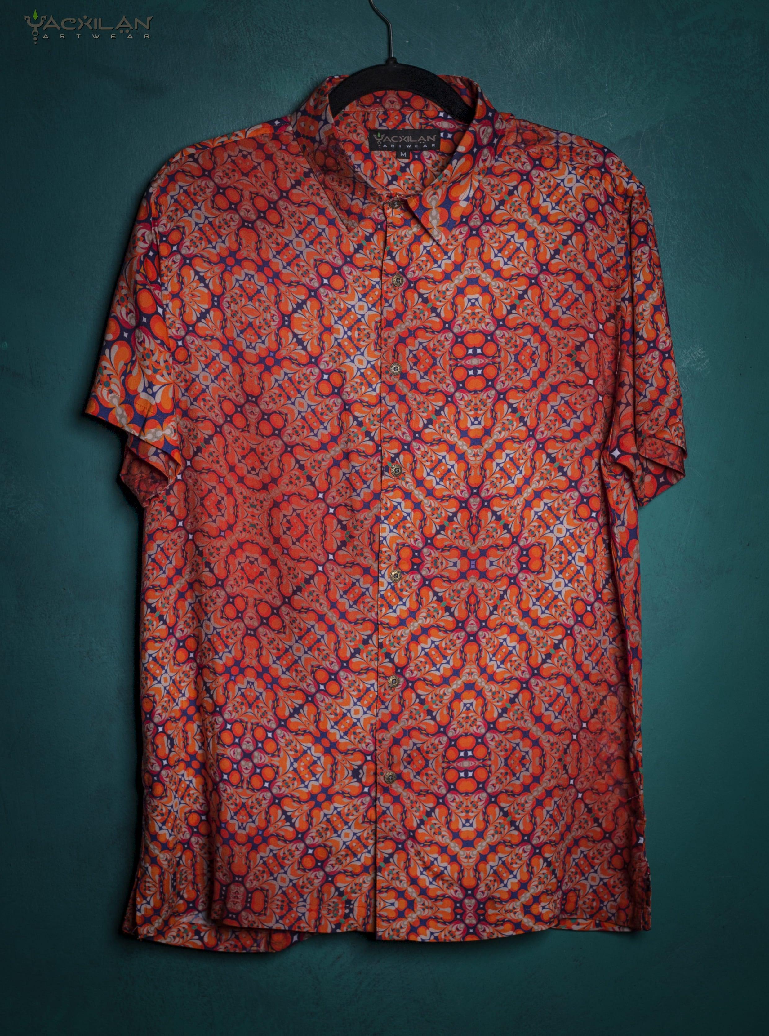 Shirt Men Half Sleeves / Viscose - REDERDELIKS - Yacxilan Artwear