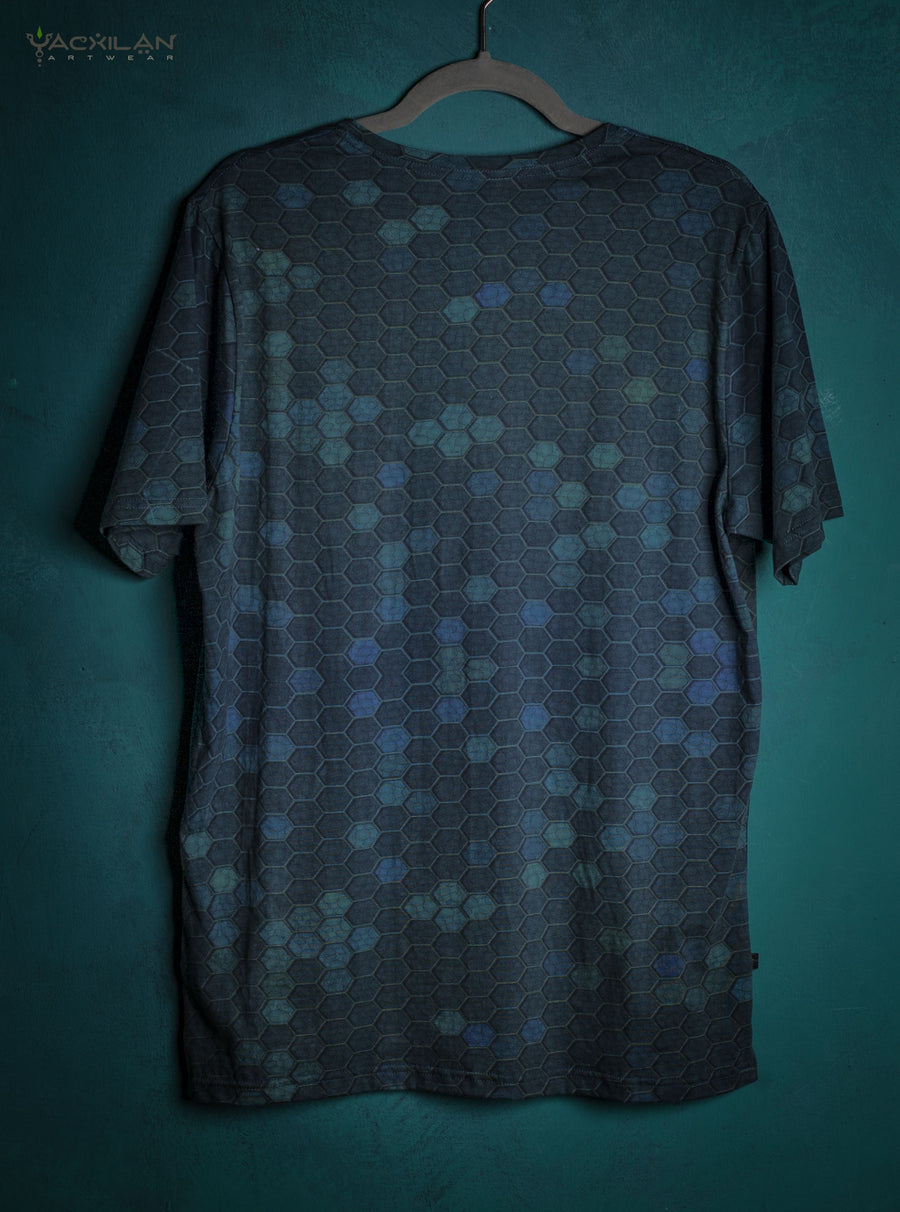 T-Shirt Men / Cotton Bio Wash - AQUAMARINA