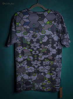 T-Shirt Men / Cotton Bio Wash - SHAMANKA - Yacxilan Artwear