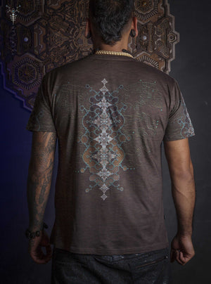 T-Shirt Men / Cotton Bamboo All over Digital Print - THUNDERSPINE