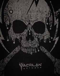 T-Shirt Men / Cotton 160gsm Screenprint - Black PIRATE - Yacxilan Artwear