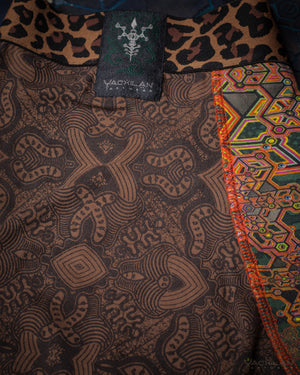 Underwear Men  / Bamboo Veg Dye Veg Print - Brown MYCELIUM ATLANTHEON Leopard